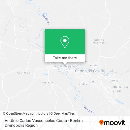 Antônio Carlos Vasconcelos Costa - Bonfim map