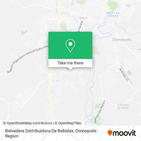 Mapa Belvedere Distribuidora De Bebidas