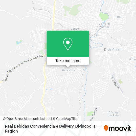 Mapa Real Bebidas Conveniencia e Delivery