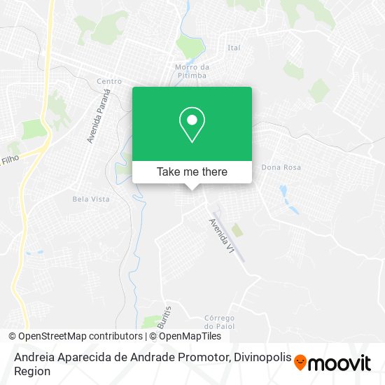 Andreia Aparecida de Andrade Promotor map