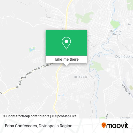 Edna Confeccoes map