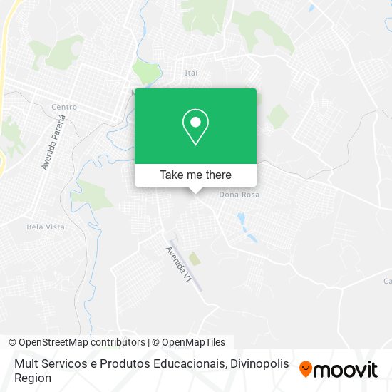 Mult Servicos e Produtos Educacionais map