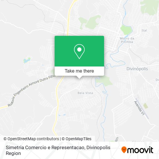 Simetria Comercio e Representacao map