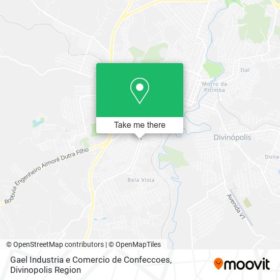 Gael Industria e Comercio de Confeccoes map