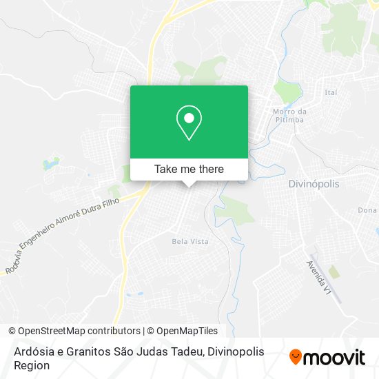 Mapa Ardósia e Granitos São Judas Tadeu