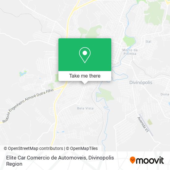 Elite Car Comercio de Automoveis map