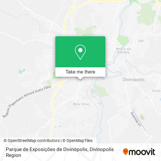 Mapa Parque de Exposições de Divinópolis