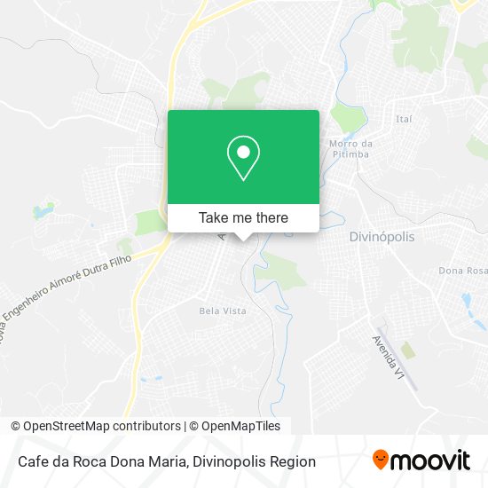 Mapa Cafe da Roca Dona Maria