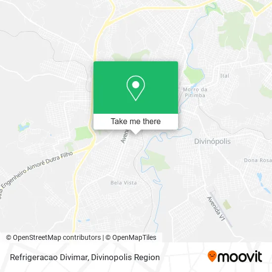 Refrigeracao Divimar map
