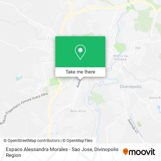 Mapa Espaco Alessandra Morales - Sao Jose