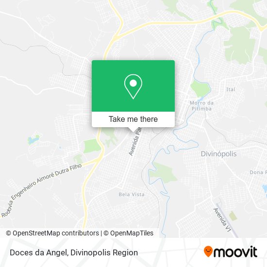 Doces da Angel map