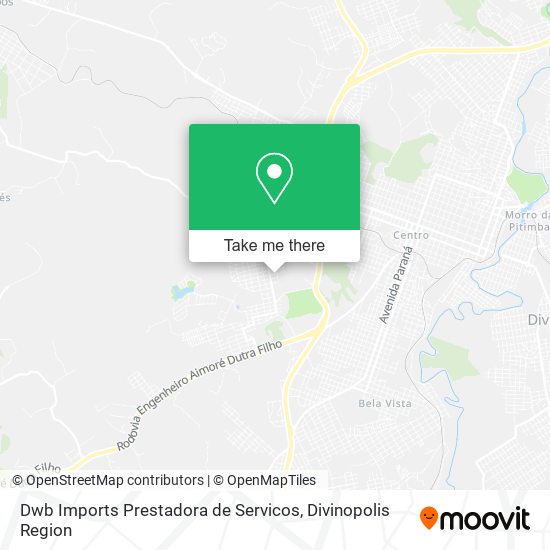 Mapa Dwb Imports Prestadora de Servicos