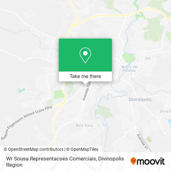 Wr Sousa Representacoes Comerciais map