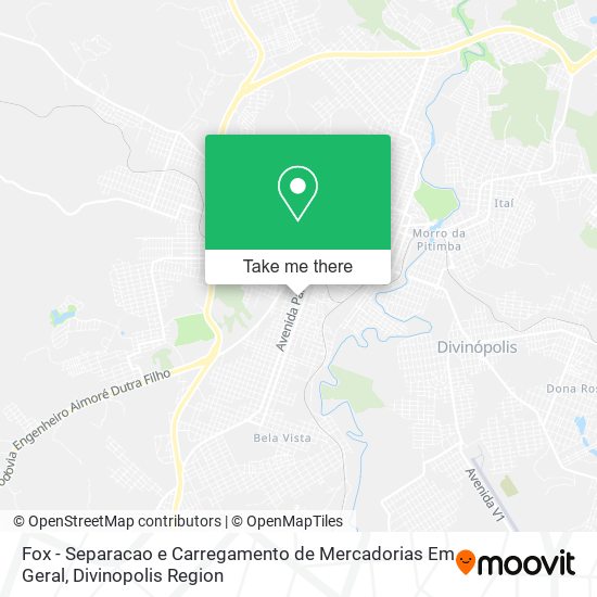 Mapa Fox - Separacao e Carregamento de Mercadorias Em Geral