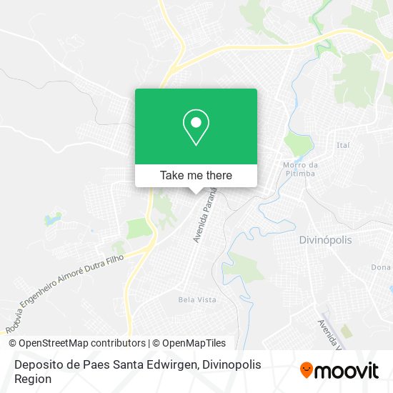 Mapa Deposito de Paes Santa Edwirgen