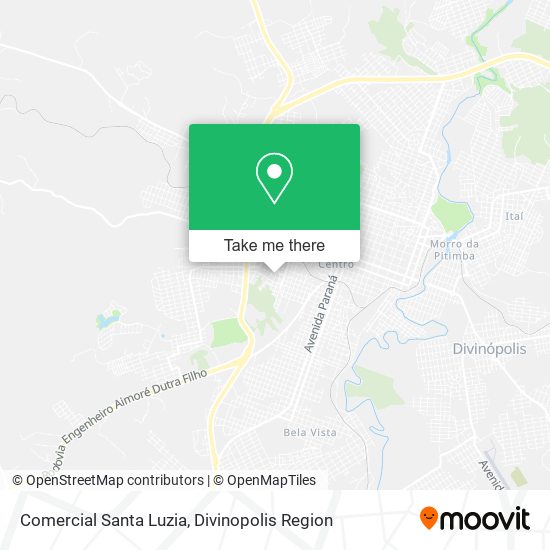 Comercial Santa Luzia map