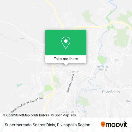 Mapa Supermercado Soares Dinis