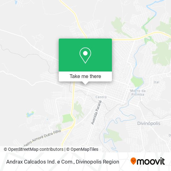 Andrax Calcados Ind. e Com. map