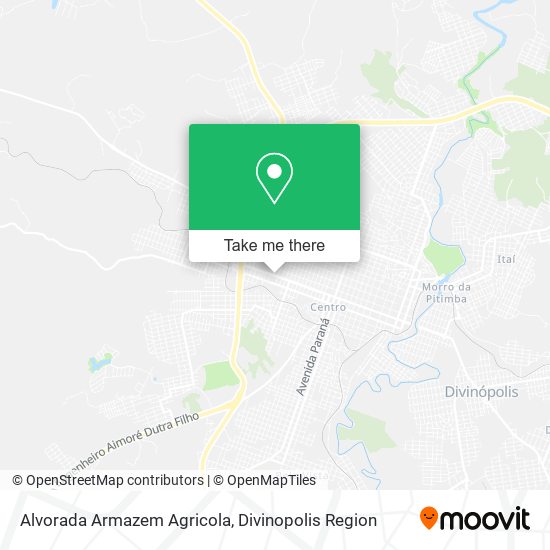 Mapa Alvorada Armazem Agricola