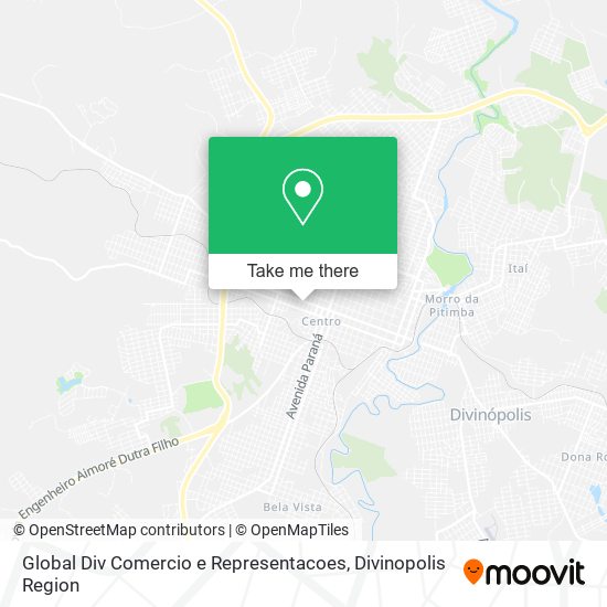Global Div Comercio e Representacoes map