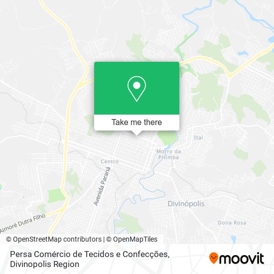 Persa Comércio de Tecidos e Confecções map