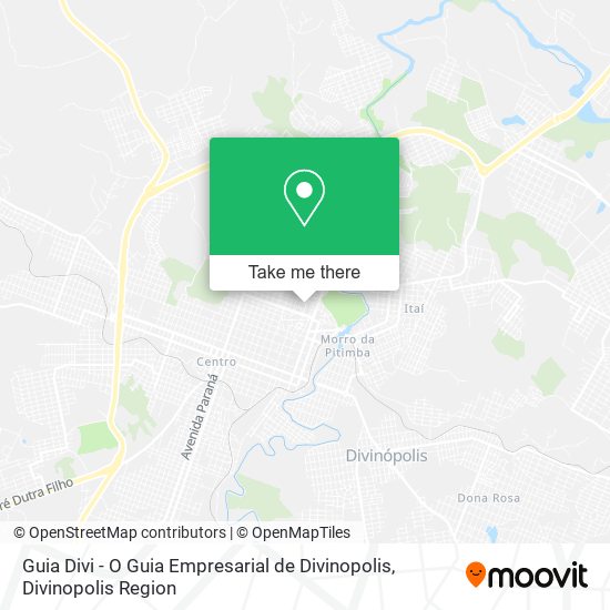 Guia Divi - O Guia Empresarial de Divinopolis map