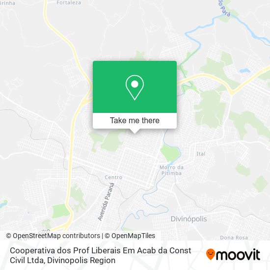 Cooperativa dos Prof Liberais Em Acab da Const Civil Ltda map