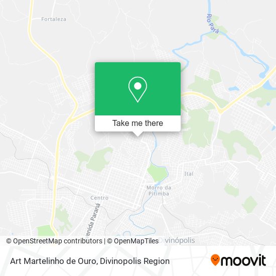 Art Martelinho de Ouro map