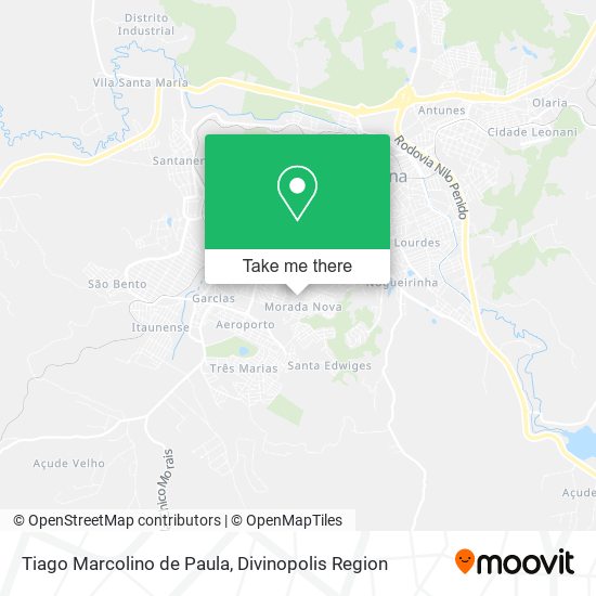 Tiago Marcolino de Paula map