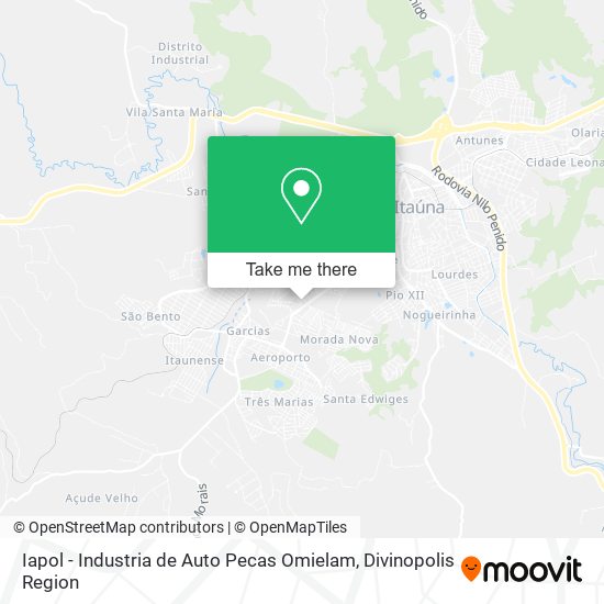 Mapa Iapol - Industria de Auto Pecas Omielam