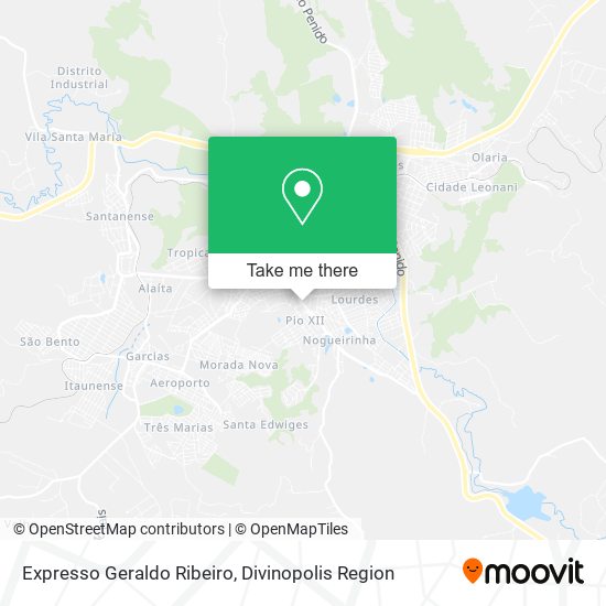 Expresso Geraldo Ribeiro map