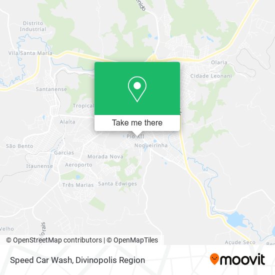 Mapa Speed Car Wash