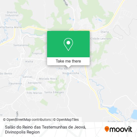 Salão do Reino das Testemunhas de Jeová map