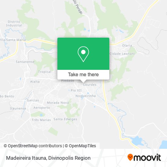 Madeireira Itauna map
