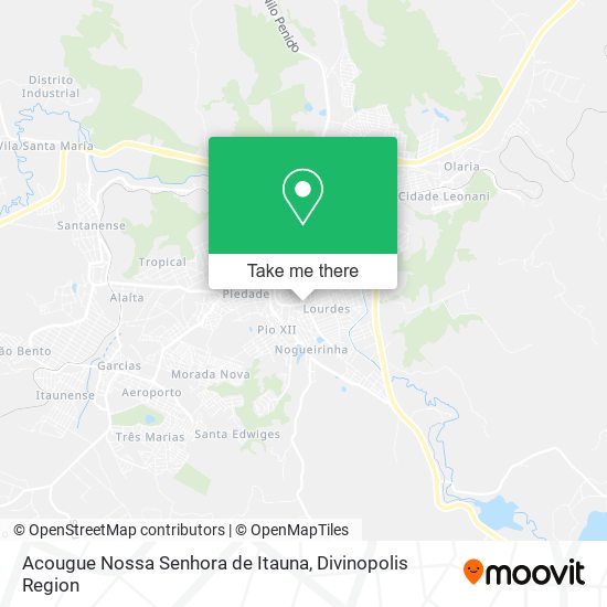 Acougue Nossa Senhora de Itauna map