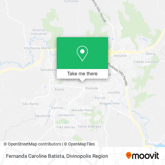 Fernanda Caroline Batista map