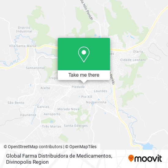 Mapa Global Farma Distribuidora de Medicamentos