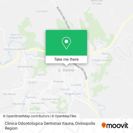 Clinica Odontologica Dentistas Itauna map