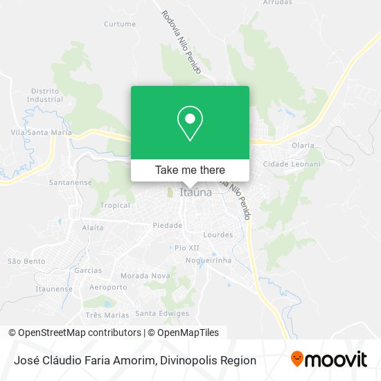 José Cláudio Faria Amorim map