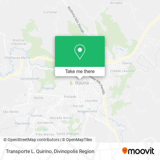 Transporte L. Quirino map