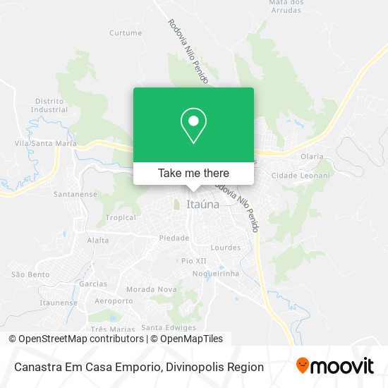 Canastra Em Casa Emporio map