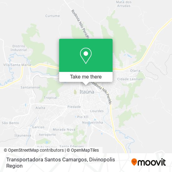Transportadora Santos Camargos map