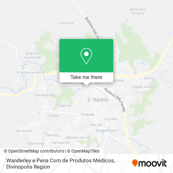 Mapa Wanderley e Pena Com de Produtos Médicos