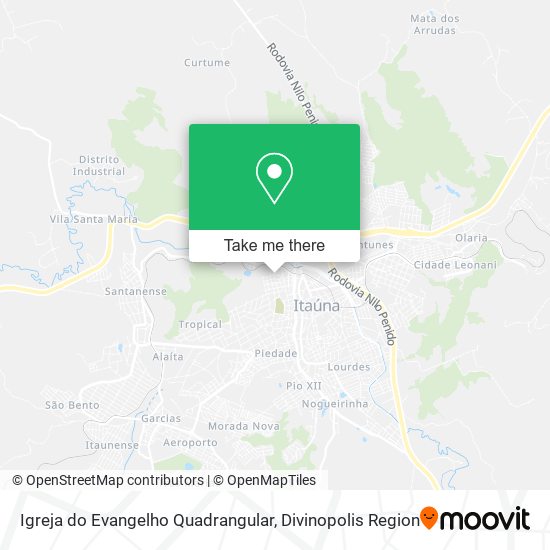 Igreja do Evangelho Quadrangular map