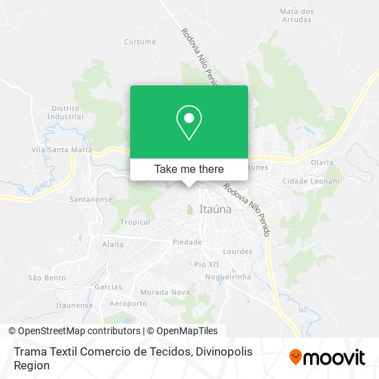 Trama Textil Comercio de Tecidos map