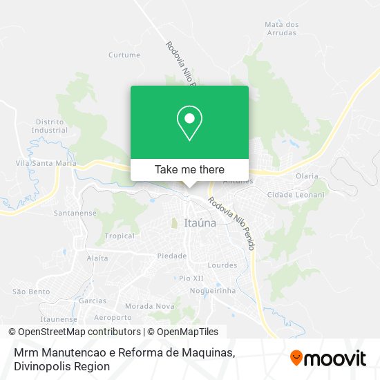 Mapa Mrm Manutencao e Reforma de Maquinas