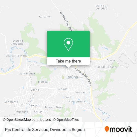 Mapa Pjs Central de Servicos