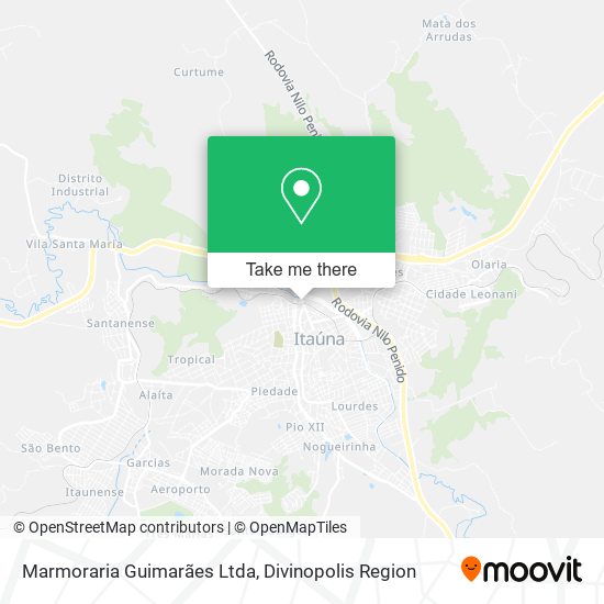 Mapa Marmoraria Guimarães Ltda