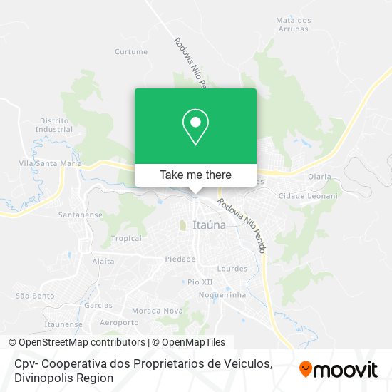 Cpv- Cooperativa dos Proprietarios de Veiculos map