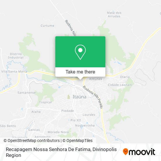 Recapagem Nossa Senhora De Fatima map